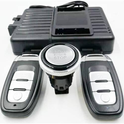 For Audi A4/Q5 2008-2016(without push button) add push start remote start system keyless entry system plug and play type