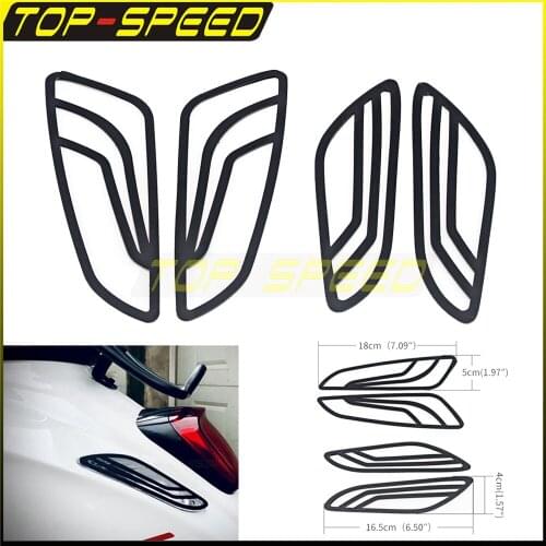 For VESPA GTS 125 250 300 All Year 2017-2019 Motorbike Turn Signal Light Protector Aluminum Grille Guard Cover Case Accessories