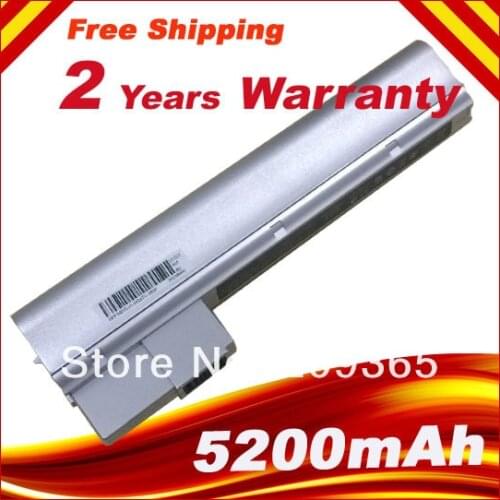 Battery for HP mini 210-2002er Mini 210-2000 614565-721, 614875-001, ED06, ED06DF, Silver
