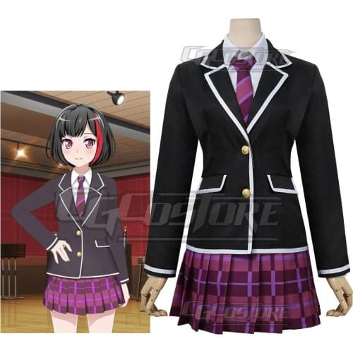 Cosplay Costume Anime Bang Dream! Mitake Ran Dresses Christmas Halloween Free shipping CG500