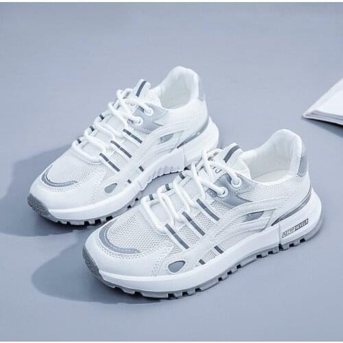 Breathable New Womens Casual Sneakers Fashion Platform Outdoor Comfortable Women Shoes Ladies Chunky Lace-up Vulcanized Shoes