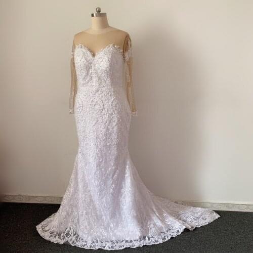 Lace Wedding Dress Custom Made Bridal Gown