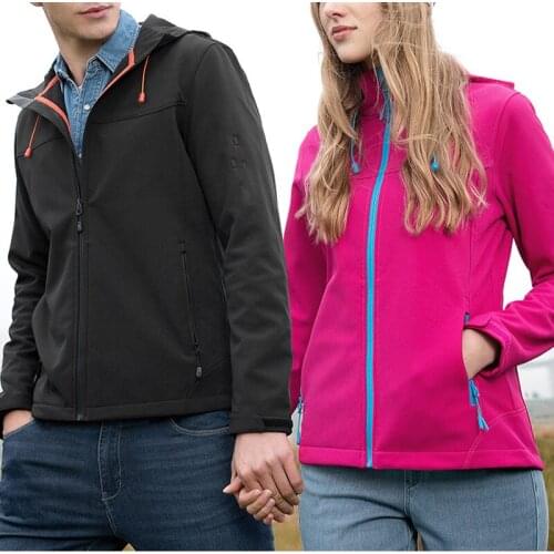 Men Outdoor Spring Soft Shell Jackets Fleece Windproof Waterproof Hooded Jacket Breathable Hiking Camping Climbing Clothing