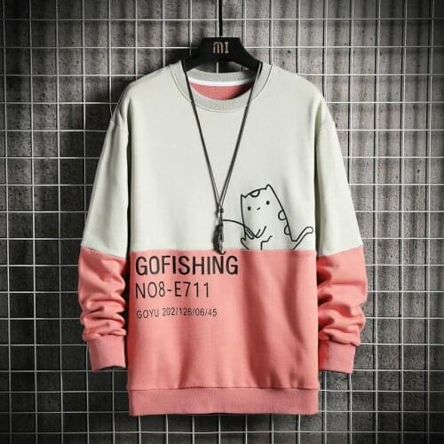 2021 Men Hoodies Streetwear Sweatshirt Mens Autumn O Neck Hoody Casual Streetwear Mens Clothing