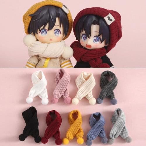 Ob11 hat or scarf multi-color optional for GSC clay head, obitsu11, molly, 1/8bjd, 1/12BJD doll clothes doll accessories