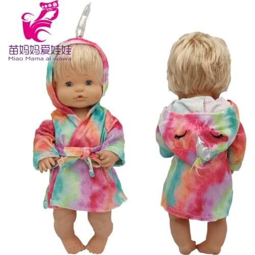 Nenuco Clothes Unicorn Bathrobe Ropa Y Su Hermanita 17" Baby Doll Outwear Birthday Gifts