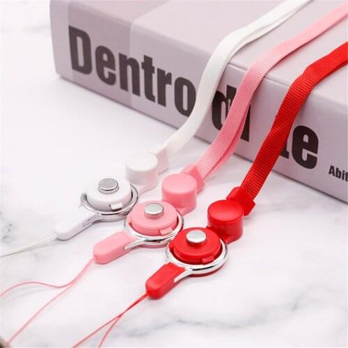 Wholesale Price 100pcs/lot Multifunctional separable lanyard Straps Rope Rotate the lanyard for Universal mobile phone