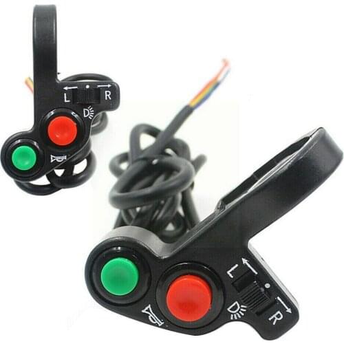 Motorcycle handlebar switch Modified parts three-function signal/horn/headlight switch handle switch Turn A7W8
