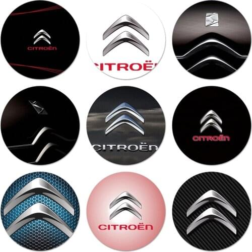 Luxury France car Citroen Logo Icons Pins Badge Decoration Brooches Metal Badges For Clothes Backpack Decoration