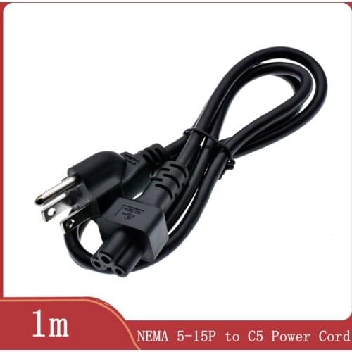 European 2pin Male Plug to IEC 320 C5 Micky Adapter Cable For Notebook Power Supply,1 PCS,EU Power Adaptor Cord