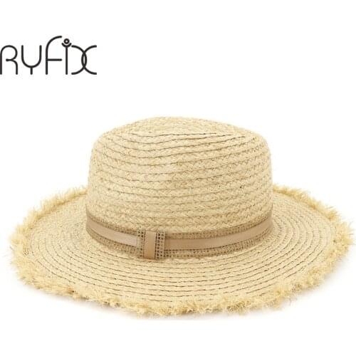 Lafite straw hat summer beach hat travel personalized shade straw hat HA77