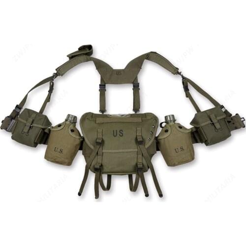 Tomwang2012. Vietnam War U.S. ARMY M1956 M1961 M16A1 Fieldgear Packages MILITARY Equipment HIGH QUALITY WAR REENACTMENTS