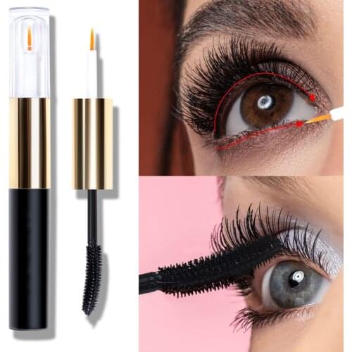 Waterproof Lengthened Long Curly And Not Dyed Eye Makeup Tools Long-lasting Mascara Mascara + Eyelash Growth Liquid