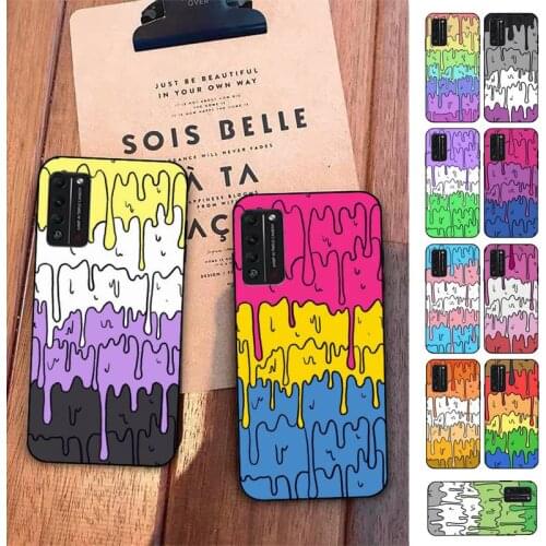 Yinuoda Pastel Kawaii Melting Trans Pride LGBTQ Phone Case for Huawei Honor 10 i 8X C 5A 20 9 10 30 lite pro Voew 10 20 V30