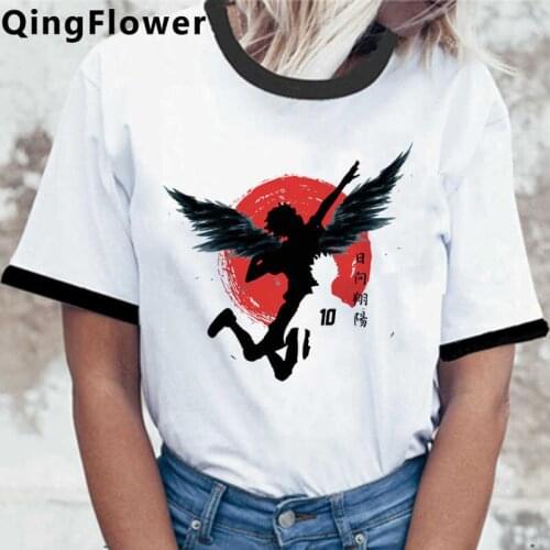 Oya Oya Oya Haikyuu Kuroo Karasuno Fly High t shirt women harajuku streetwear couple ulzzang harajuku kawaii top tees vintage
