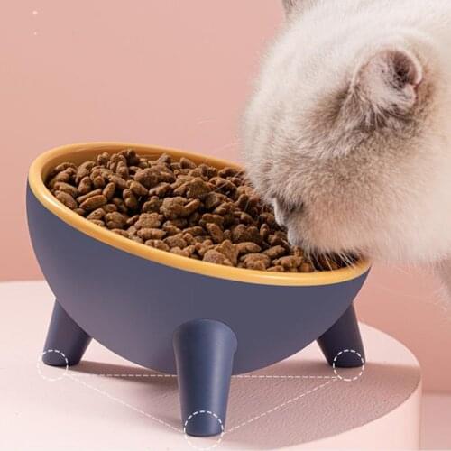 1pcs Pet Bowl Edible Bowl High Quality Protect Cervical Vertebra 1 Pc Tool Accessories Pet Supplies Raised Neck Cat Dog Bowl