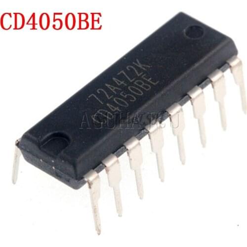 10PCS CD4050BE DIP16 CD4050 DIP 4050BE DIP-16 new and original IC