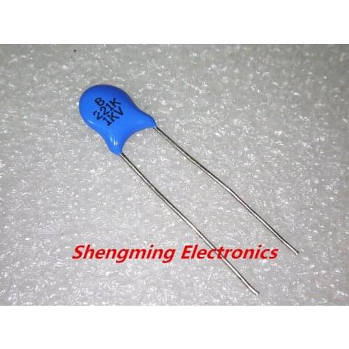 1000pcs 1KV 221K 220PF 1000V High voltage Ceramic Capacitor