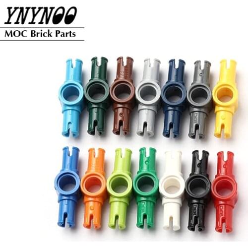 20Pcs/lot High-Tech Pin Connector Hub with 2 Pins with Friction Ridges Lengthwise 87082 MOC Building Blocks Brick Parts DIY Toys