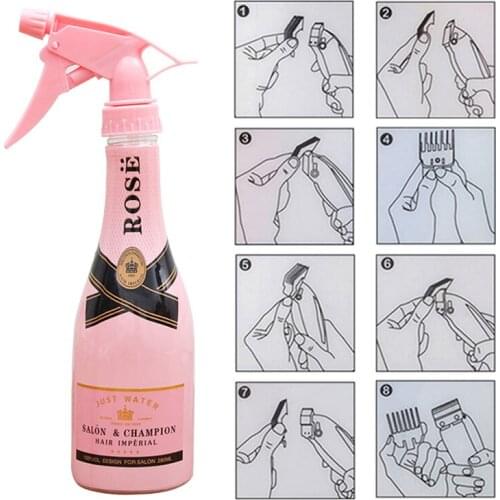280ml Plastic Hair Spray Bottle Salon Water Spray Bottle Hair Hairdressing Fine Mist Water Spray Bottles DIY Salon Barber Tools