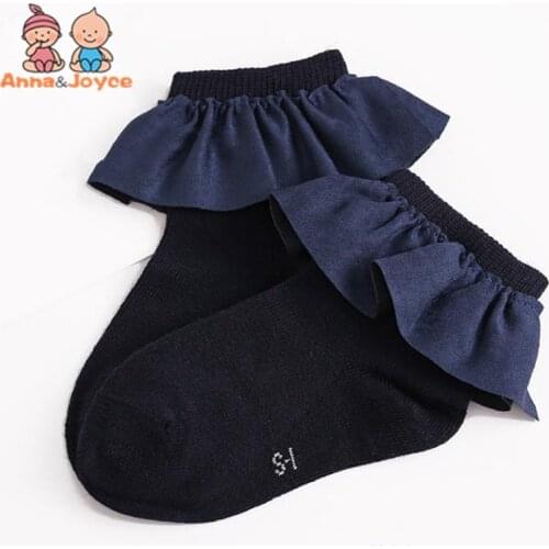 3pairs/Lot Lace Socks Girls Ankle Baby Princess Floral Kids Meias School