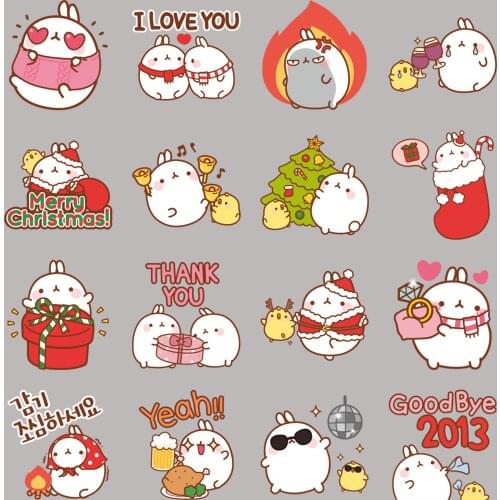 48 cute doll stickers cartoon funny scrapbook stickers for children, DIY laptop suitcase skateboard motorcycle bicycle toy