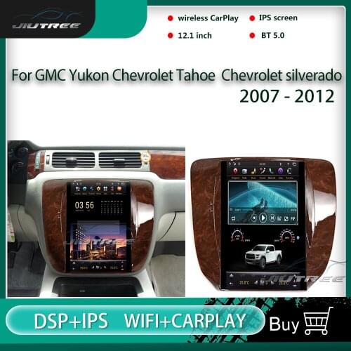 128G Android 9 Car radio For GMC Yukon For Chevrolet Tahoe Chevrolet Silverado Suburban 2007-2012 GPS Navigation Stereo player
