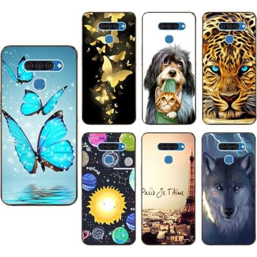 For LG Q60 Q 60 Case Fashion silicone Soft TPU Cute Back Cases for LG K50 Phone Cover Shells Coque for LG Q70 Q 70