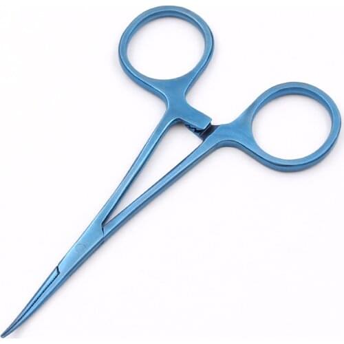 Stripe type hemostatic forceps, titanium alloy reshaping appliance, fine 10cm straight elbow, full tooth double eyelid surgical