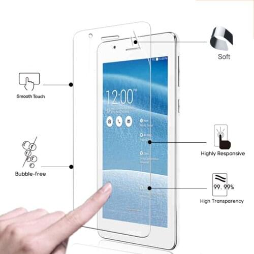 Premium HD lcd Glossy screen protector film For Asus FE171MG Memo Pad 7 7.0" tablet front high clear screen protective films