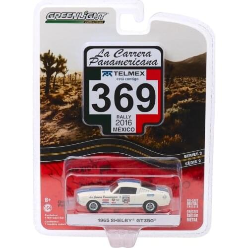 GreenLight 1:64 369 1965 Shelby GT350 Alloy model car Metal toys for childen kids diecast gift