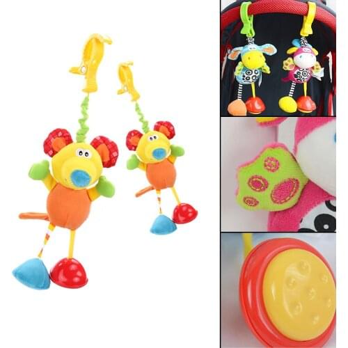 Infant Toys Baby Stroller Toy Bed Wind Chimes Rattles Clip Baby Crib Stroller Hanging Cute Cartoon Pendant Baby Toys 0-12 Months