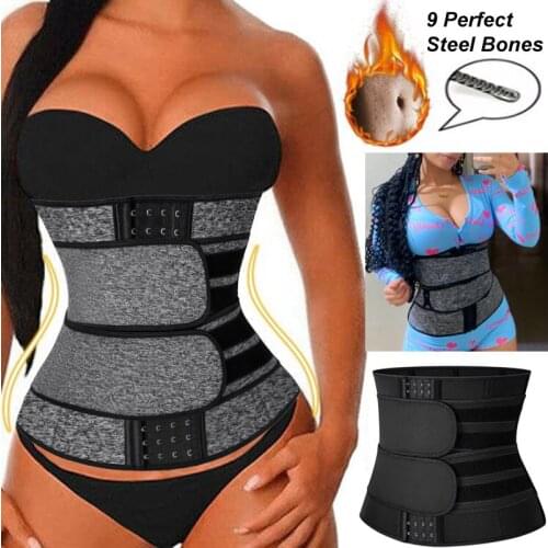 Women Waist Trainer Corset Trimmer Belt Waist Cincher Neoprene Body Shaper Slimming Sports Girdle Weight Loss Shapewear