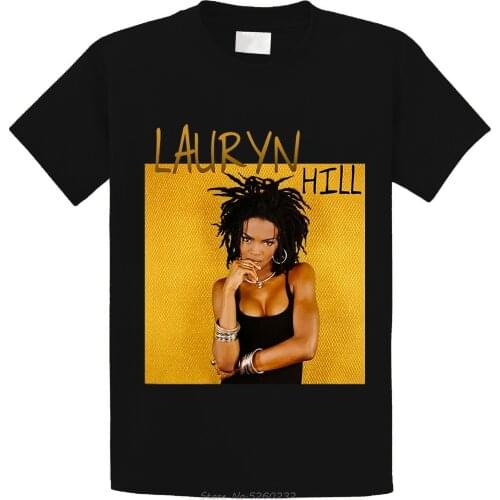 Lauryn Hill Poster Mens / Womens T Shirt 100% Cotton Short Sleeve O-Neck Tops Tee Shirts