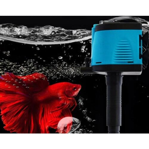 1 piece 15W 25W 35W 45W 3 in 1 Multi Functions Submersible Pump + Filter + Add Oxygen for aquarium fish tank water pump