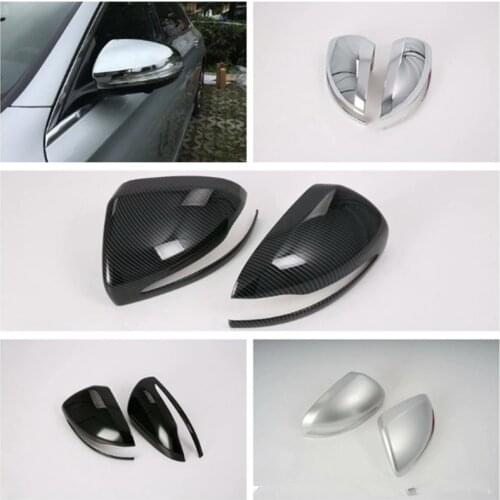 Car Side Rearview Mirror Cover Trim Sticker Chrome ABS For Mercedes Benz GLB/ GLA/GLC 2020 S Class E Class C class 2019