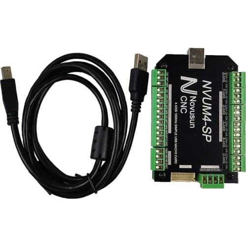 NVUM 4 Axis Mach3 USB Card 300KHz CNC router 3 4 5 6 Axis Motion Control Card Breakout Board for diy engraver engraving machine