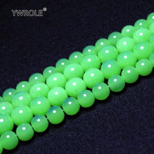Wholesale fruit Color Green Natural Stone Loose Beads For Jewelry Making DIY Bracelet Necklace Material 8/10 mm Strand 15