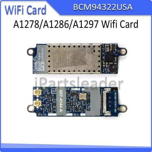 Original Used Laptop Wifi Airport Card for Macbook Pro A1278 A1286 Wifi Card 2008 2009 2010 BCM94322USA 607-6334-A 607-4144-A