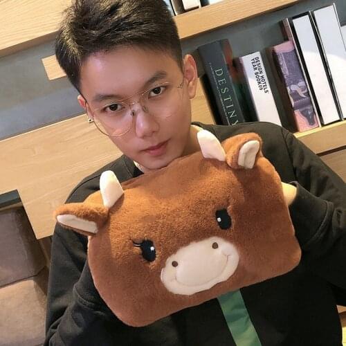 Rechargeable Hot Water Bottle Explosion-proof Double-plug Hand Warmer Warm Waist Warm Palace Warm Water Bag Removable Washable