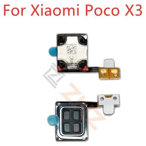 2pcs for Xiaomi Poco X3 Earpiece Receiver Ear Speaker Cell Phone Replacement Repair Spare Parts Tested QC