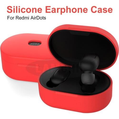 Fashion Version Silicone Protective Cover Earphone Case for Xiaomi Redmi Airdots TWS Bluetooth Wireless Earphone