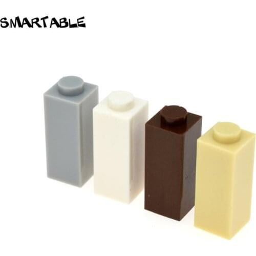 Smartable Brick 1x1x2 Building Block MOC Parts Toys For Kids Christmas Gift Educational Compatible All Brands City 60pcs/lot