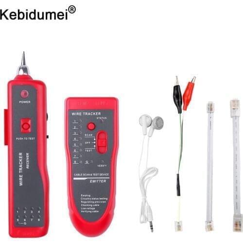 LAN Network Cable Tester Telephone Wire Tracker for STP UTP Cat5 Cat6 RJ45 RJ11 Line Finder Diagnose Tone Tracker For Car Home