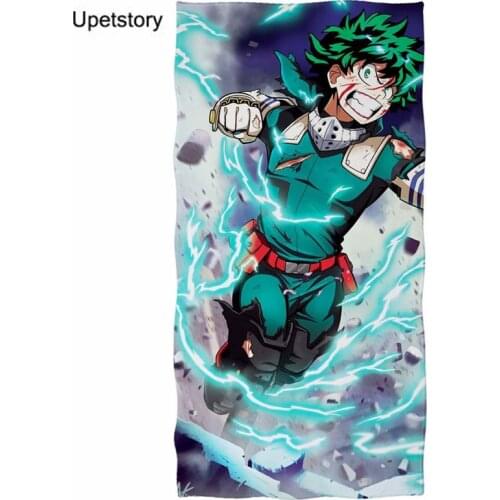 Upetstory Cartoon Bath Towels for Kids My Hero Academia Soft Home Shower Towel Childrens Face Towel in Bathroom 75*150cm Toalla