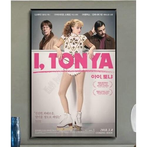 W266 I Tonya Hot wall Movie Trend Beautiful Fashion Silk Fabric Wall Poster Art Decor Sticker Bright