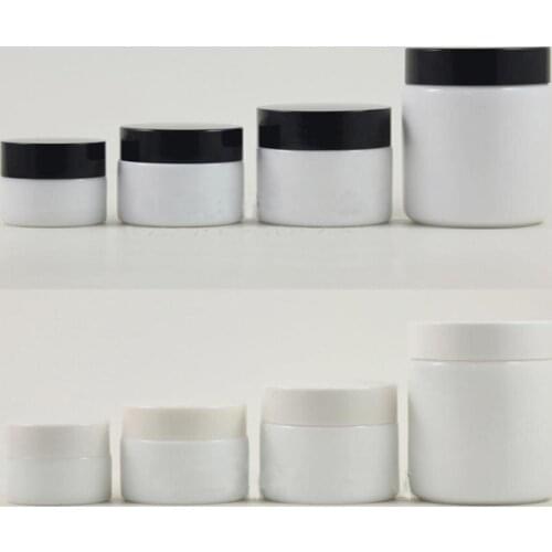 15g 30g 50g 100g original all white ceramics jade glass cosmetic containers cream jar eye Cream bottle for cosmetic packaging