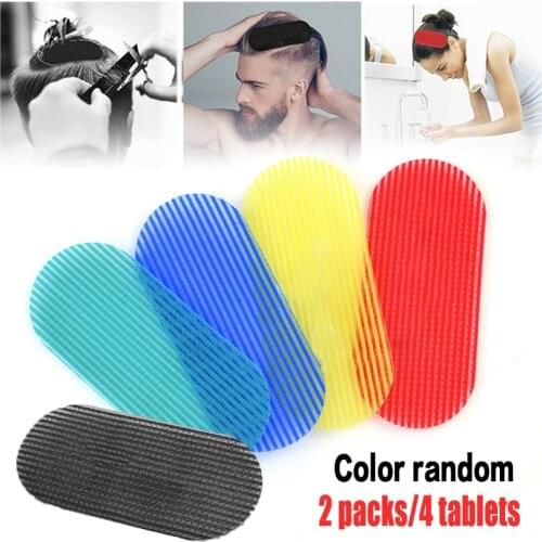 4Pcs Reusable Nylon Fibre Hair Holder Hair Care Styling Tools Barber Accessories Salon Hair Gripper Tools Random Color