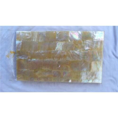 AAA yellow mother of pearl mosaic laminate for wood and musical instrument inlay decoration 10pcs/lot AL042