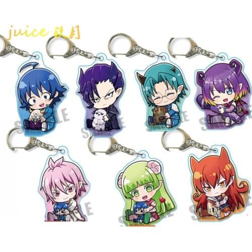 Anime Mairimashita Welcome To Demon-School Iruma Kun Clara Acrylic Keychain Pendant School Bags Charm Keyring Decor Ornaments